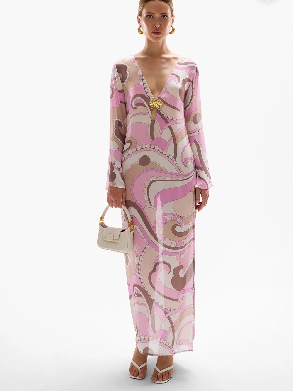 HOTLINE ORCHID MAXI DRESS - ANTIBES